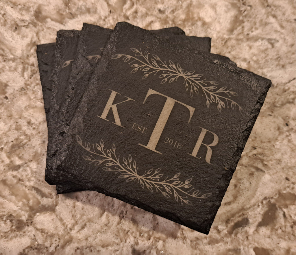 Monogram Coaster