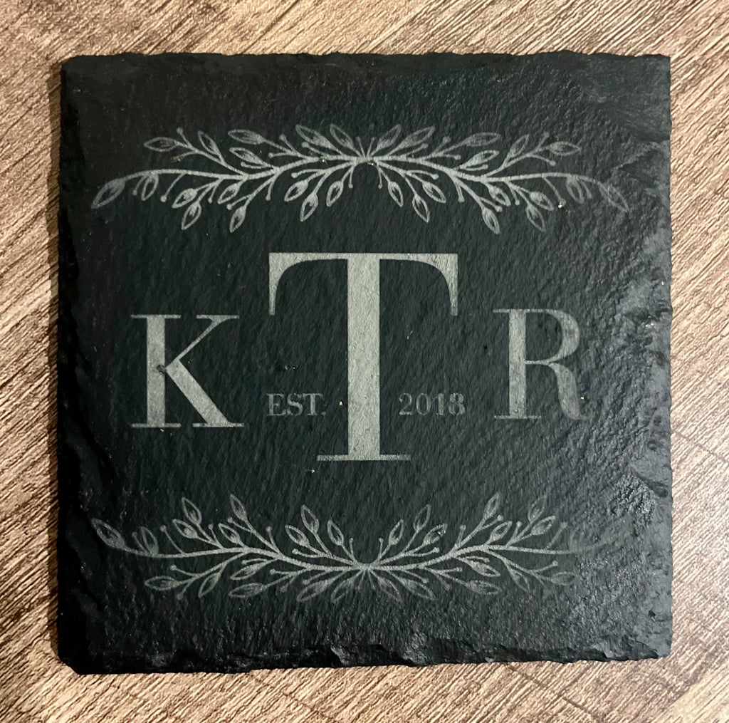 Monogram Coaster